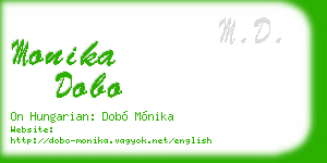 monika dobo business card